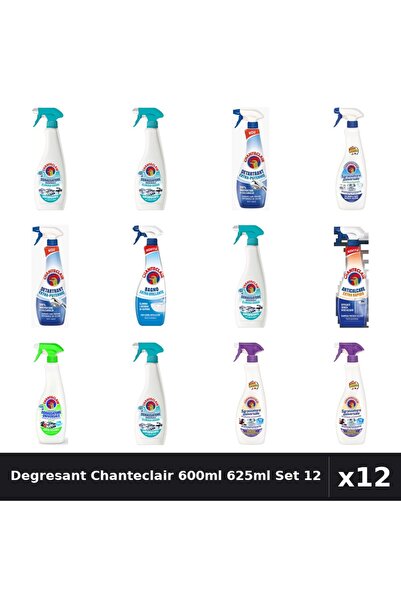 Chanteclair Set 12 Degresant Universal 600ml-625ml - Anti-Miros, Bicarbonat, ...