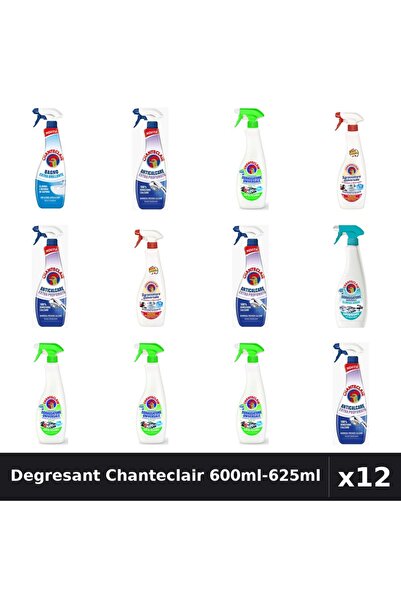 Chanteclair Set 12 Degresant Universal 600ml-625ml - Lămâie, Marsilia, Anti-M...