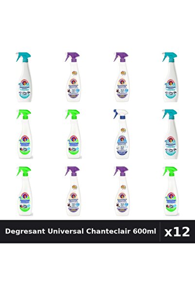 Chanteclair Set 12 Degresant Universal 600ml - Anti-Miros, Lavanda, Lamaie, B...