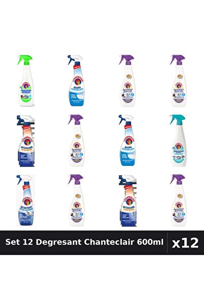 Chanteclair Set 12 Degresant Universal 600ml - Anti-Miros, Extra Puternic, Ex...