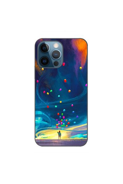 OEM Husa compatibila cu Apple iPhone 12 Pro Silicon Gel Tpu Model Baloane Uni...