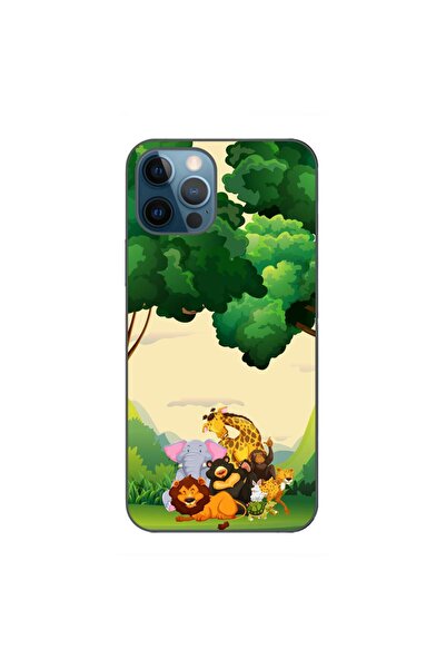 OEM Husa compatibila cu Apple iPhone 12 Pro Max Silicon Gel Tpu Model Jungla ...