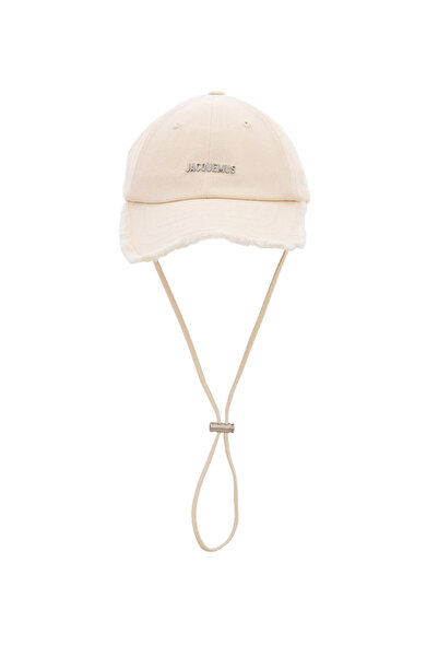 JACQUEMUS Krem Kadın Şapka