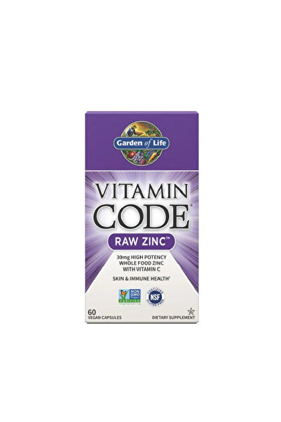 GARDEN OF LIFE RAW Zinc Vitamin Code 60 Capsule -