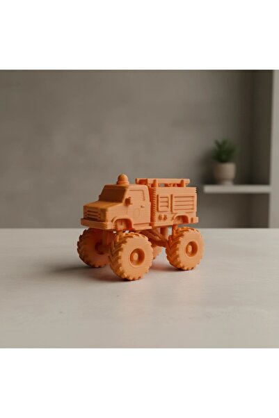 OEM Mașinuță Monster Truck cu Design Inspirat de Pompieri - Orange compozit f...