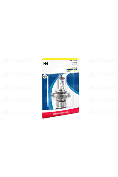 Narva H4 POWER50 (plus 50% lumina) 12V 60/55W blister 1 buc.