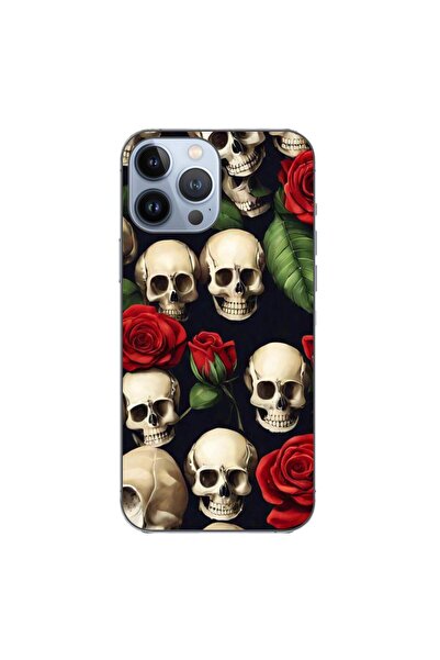 OEM Husa compatibila cu Apple iPhone 13 Pro Max Silicon Gel Tpu Model Skulls ...