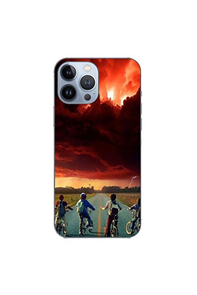 OEM Husa compatibila cu Apple iPhone 13 Pro Max Silicon Gel Tpu Model Strange...