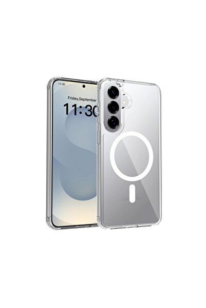 Buff Labs Galaxy S26 Plus MagSafe Air Hybrid Kılıf - Şeffaf