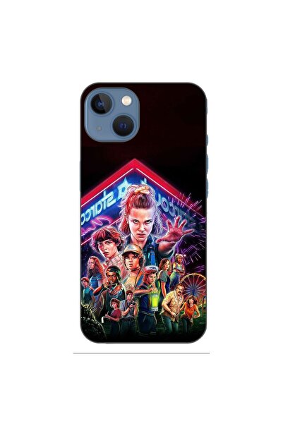 OEM Husa compatibila cu Apple iPhone 13 Silicon Gel Tpu Model Stranger Things...