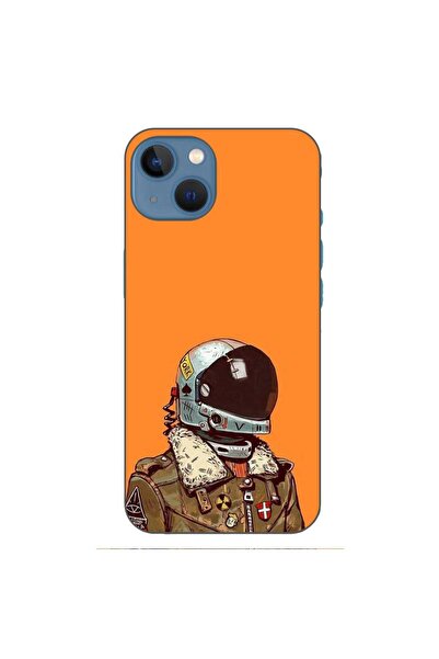 OEM Case compatible with Apple iPhone 13 Silicone Gel Tpu Model Space Aviator