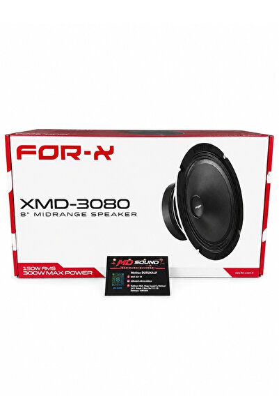forx6 XMD-3080 8 İnç 20Cm Midrange Hoparlör 150W RMS 300W Max Güç