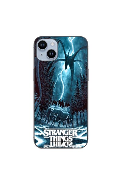 OEM Husa compatibila cu Apple iPhone 14 Plus Silicon Gel Tpu Model Stranger T...