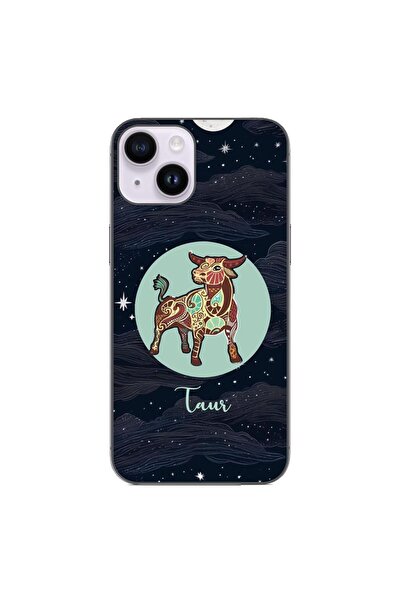 OEM Husa compatibila cu Apple iPhone 14 Silicon Gel Tpu Model Horoscop Taur