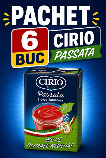 Cirio Pack of 6 x Pureed Tomatoes 500g