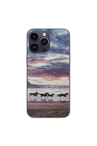 OEM Husa compatibila cu Apple iPhone 15 Pro Max Silicon Gel Tpu Model Cai Ale...