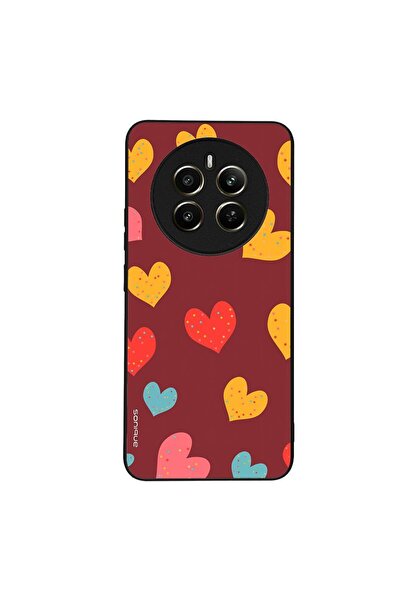 Sonique Θήκη Heart Series για Realme 12 Plus 5G Μπορντώ