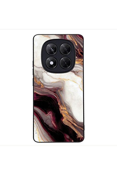 Sonique Θήκη Marble Series για Xiaomi Redmi Note 14 Pro 4G Μπορντώ