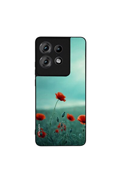Sonique Θήκη Sunset in Eden Series για Motorola Edge 50 Pro 5G Scarlet Poppy