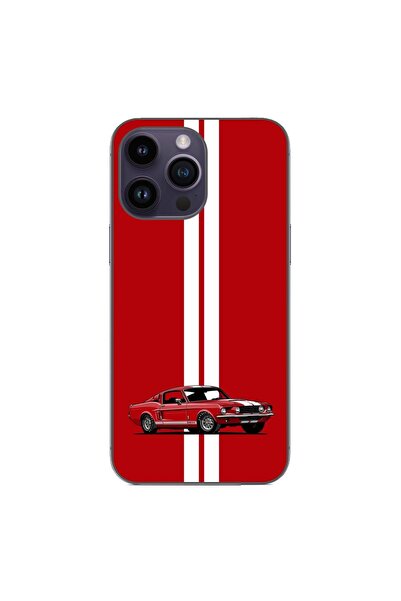 OEM Husa compatibila cu Apple iPhone 15 Pro Max Silicon Gel Tpu Model Red Mus...