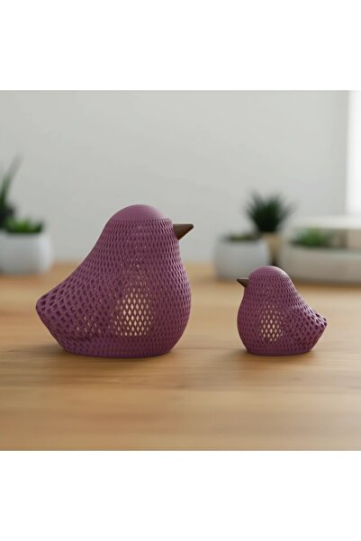 OEM Decorative Bird Figurine Candle Holder Electric Ambient 3D Printing