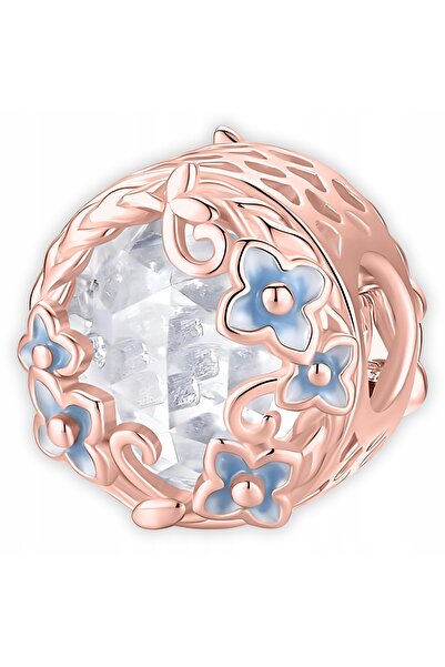 Larezo pandantiv, element decorativ, Model Piatra Si Flori Cu Zirconia Cubic ...