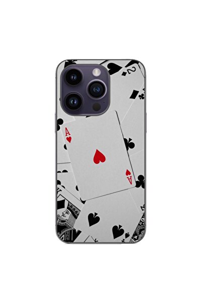 OEM Husa compatibila cu Apple iPhone 15 Pro Silicon Gel Tpu Model Carti Poker