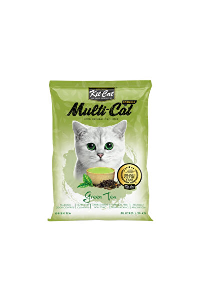 Kit Cat Multi-Cat Green Tea Litter 20 kg