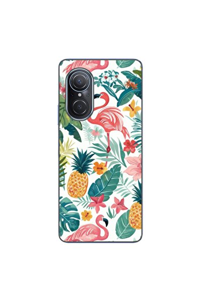 OEM Husa compatibila cu Huawei Nova 9 SE Silicon Gel Tpu Model Tropical Pattern