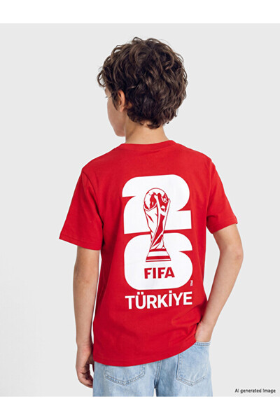 LC Waikiki I Zero Roba Yaka Fifa Printed Boys' T-Shirt from Freezen Store
