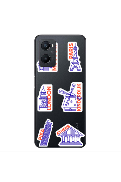 Other Oppo A 96 Pisa Athens Transparent Silicone TPU Θήκη
