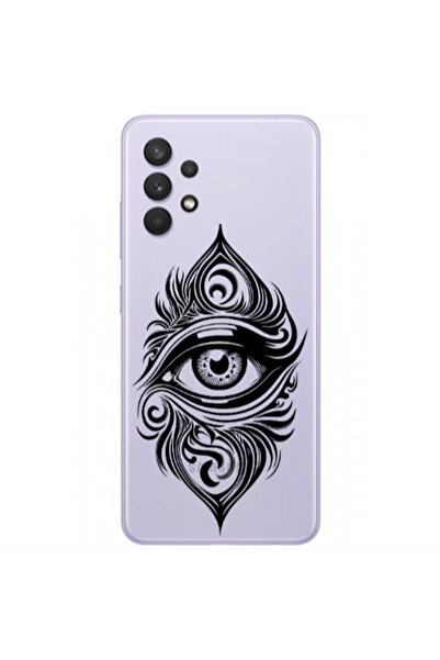 Other Samsung A32 4G Eye patterned drawing Transparent Silicone TPU Θήκη