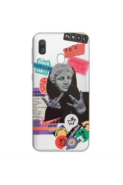 Other Samsung A40 Free love Transparent Silicone TPU Θήκη