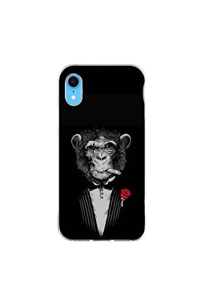 OEM Θήκη συμβατή με Apple iPhone XR από σιλικόνη gel TPU, μοντέλο Cigar Monkey