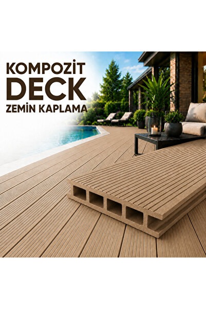 Fixer DECK-ER WPC Kompozit Deck Zemin Kaplama – Dayanıklı, Kaymaz ve Bakım Ge...