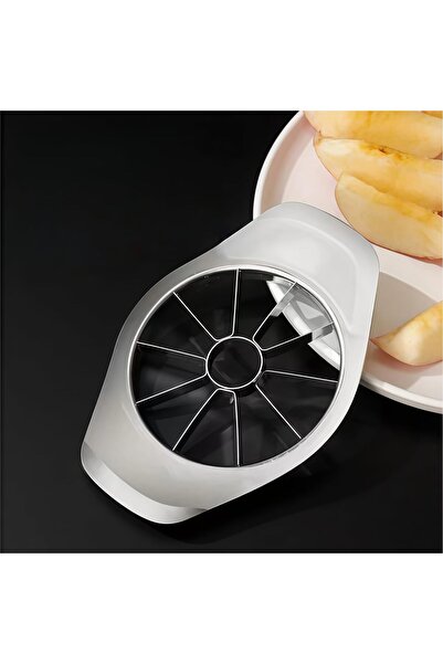 Generic Stainless Steel Apple Slicer & Corer, 8-Slice Apple Cutter Wedger, He...