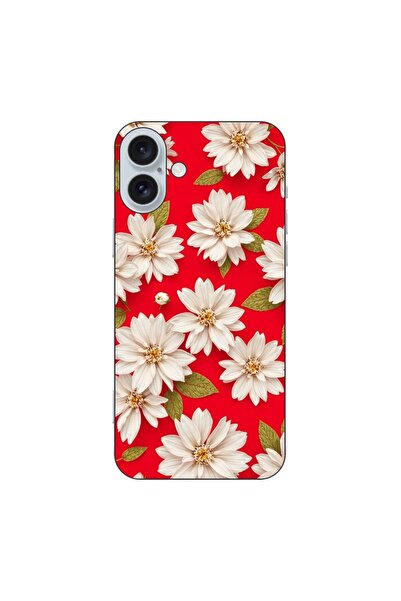 OEM Case compatible with Apple iPhone 16 Plus Silicon Gel Tpu Model White Flo...