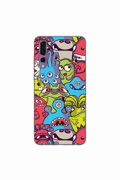 OEM Husa compatibila cu Huawei P20 Pro Silicon Gel Tpu Model Squishi Monsters