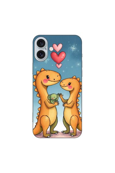 OEM Θήκη συμβατή με Apple iPhone 16 Plus Σιλικόνης Gel TPU με Σχέδιο Χαριτωμέ...