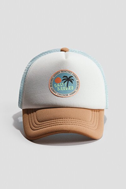 H&M Motif Detaylı Trucker Şapka