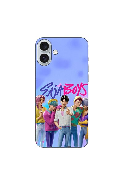 OEM Husa compatibila cu Apple iPhone 16 Plus Silicon Gel Tpu Model KPop Demon...