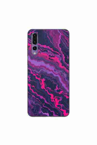 OEM Husa compatibila cu Huawei P20 Pro Silicon Gel Tpu Model Midnight Rose Ma...