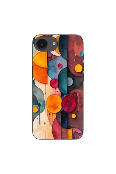 OEM Θήκη συμβατή με Apple iPhone 16e από σιλικόνη gel TPU με αφηρημένα σχήματ...
