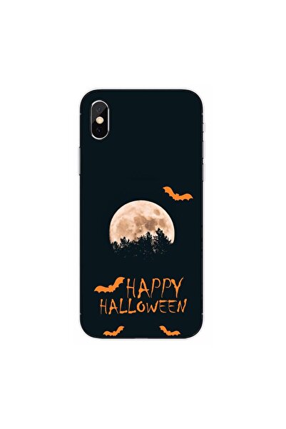 OEM Калъф, съвместим с Apple iPhone XS, силиконов гел TPU, с десен  "Честит Х...