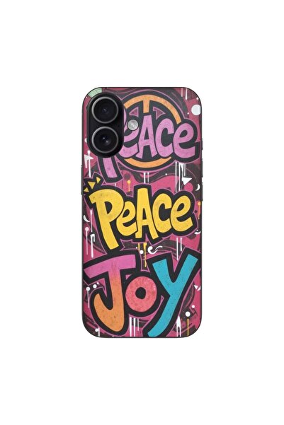 OEM Husa compatibila cu Apple iPhone 17 Silicon Gel Tpu Model Peace and Joy G...