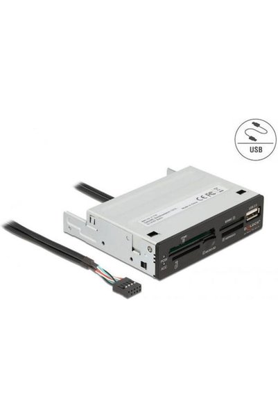 DELOCK Αναγνώστης καρτών USB 2.0 για /S/D/ /m/i/c/r/o/S/D/ /M/e/m/o/r/y/S/t/i...