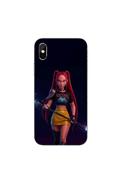 OEM Husa compatibila cu Apple iPhone X Silicon Gel Tpu Model KPop Demon Hunte...
