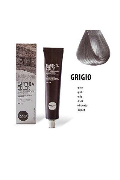 Bbcos Hair Pro Earthia Color Nathue Complex Permanent Hair Dye, Gray Color (G...