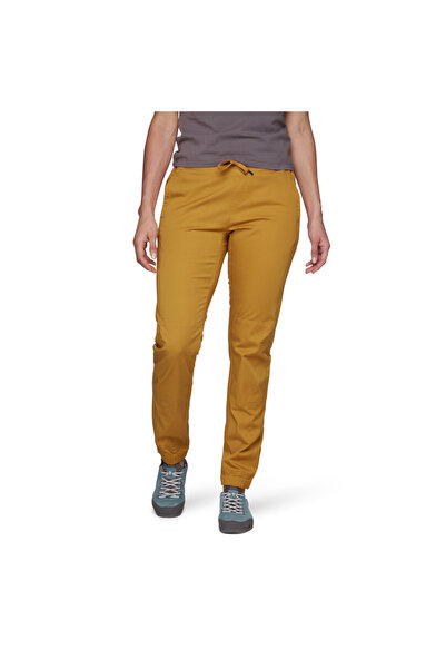 BLACK DİAMOND WOMENS NOTION PANTS COTTON - M - أصفر