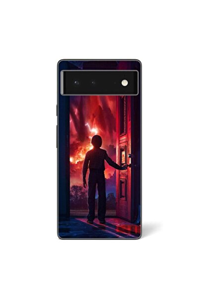 OEM Θήκη συμβατή με Google Pixel 6, από σιλικόνη gel TPU, μοντέλο Stranger Th...